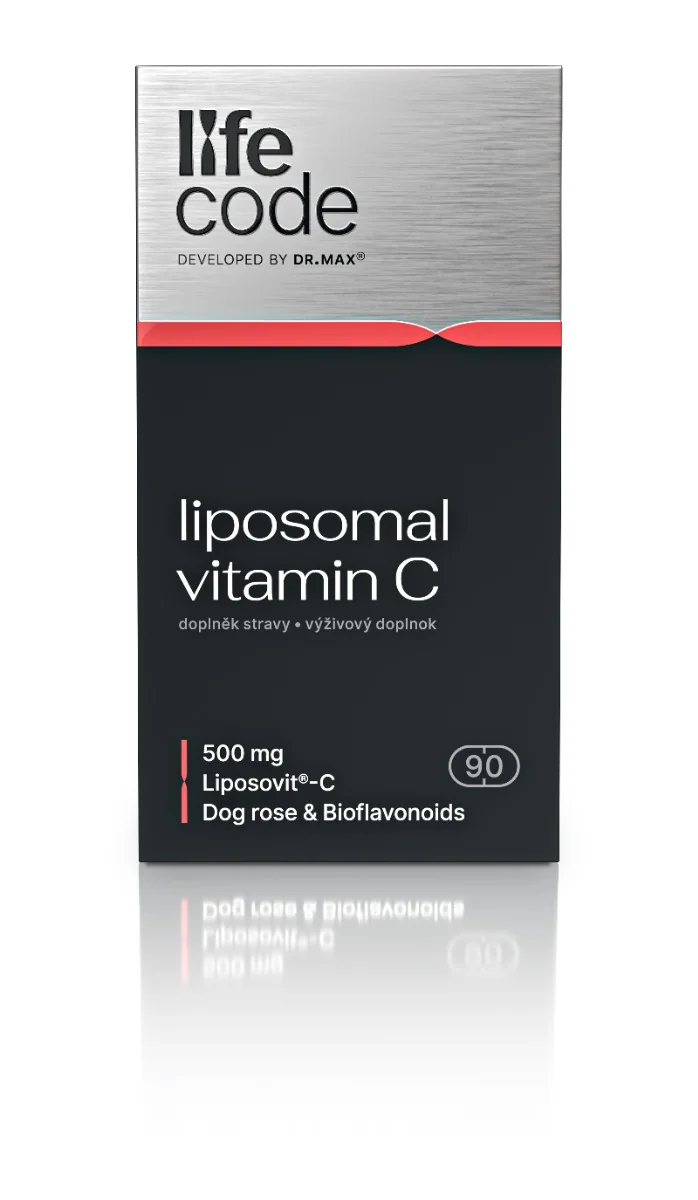LifeCode developed by Dr. Max® liposomal vitamin C 1×90 cps, vitamín C v lipozomálnej forme