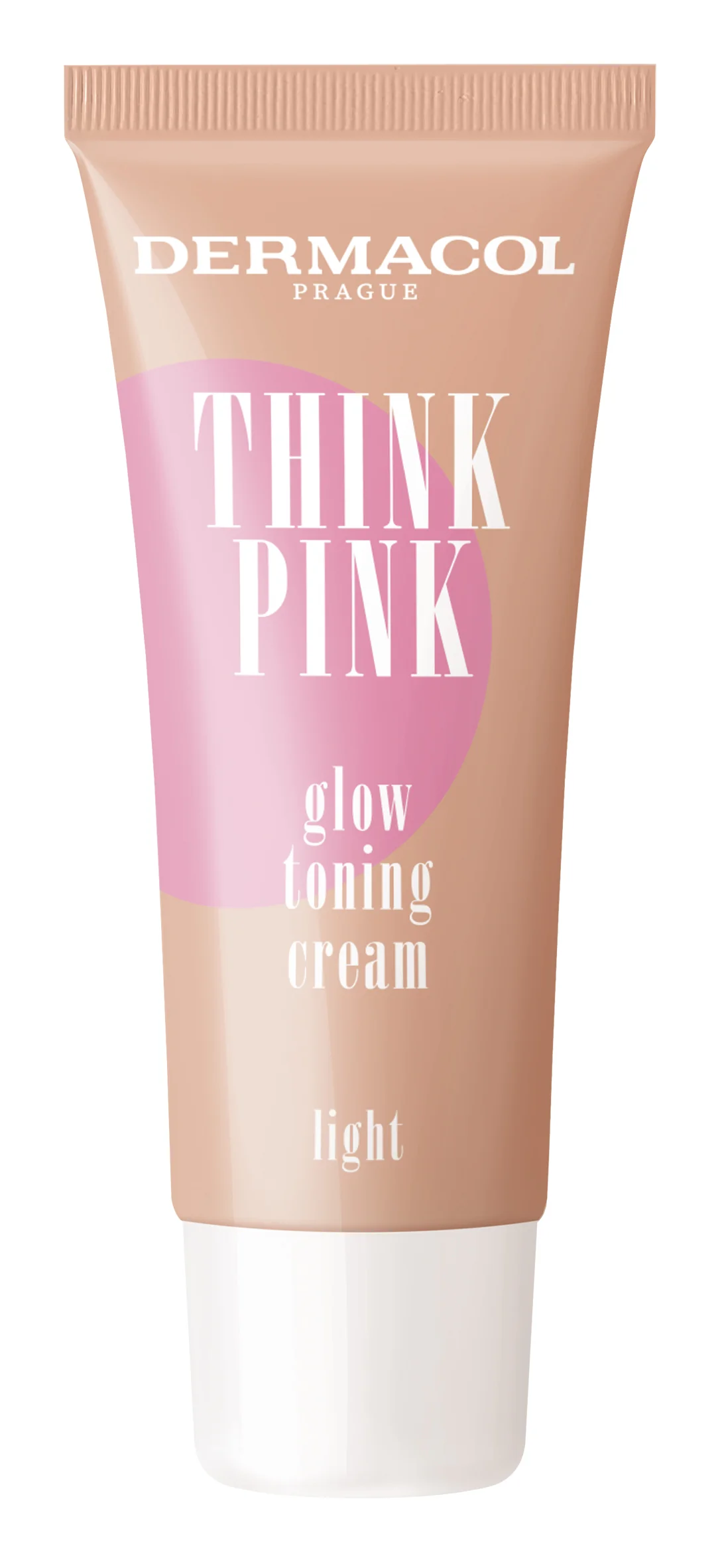 Dermacol Think Pink glow toning cream č.1 Light 1×30 ml, tónovací krém
