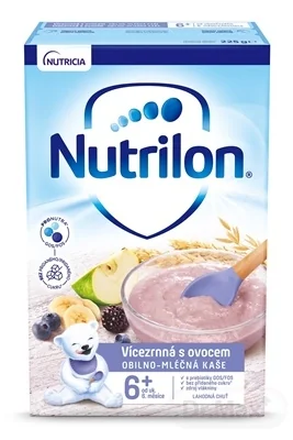 Nutrilon obilno-mliečna kaša viaczrnná 1×225 g, mliečna výživa, od 6. mesiaca