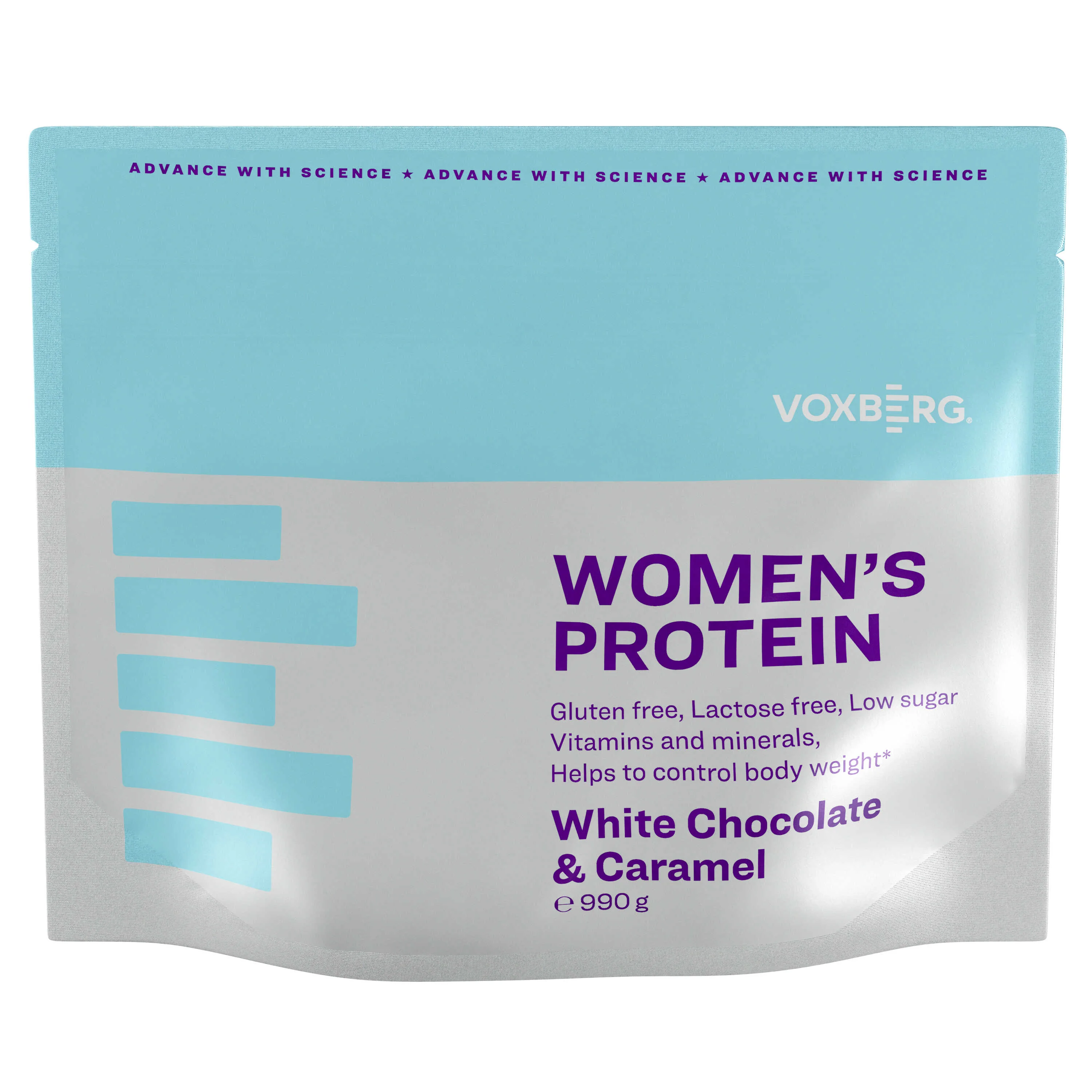 Women's Protein Biela Čokoláda & Karamel VOXBERG 990 g