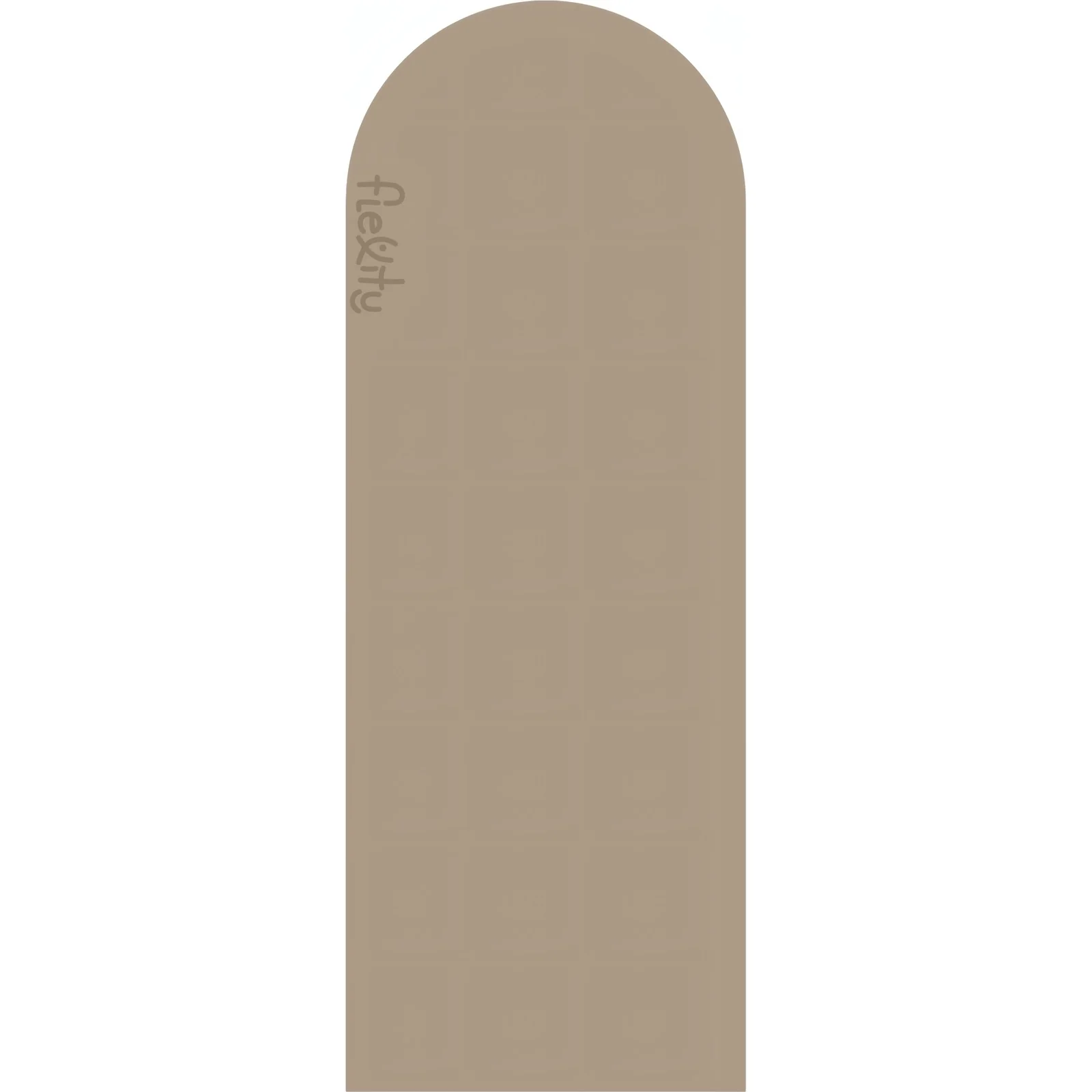 Flexity Portal Pilates Mat PU podložka 183 × 68 cm 5 mm, mocha