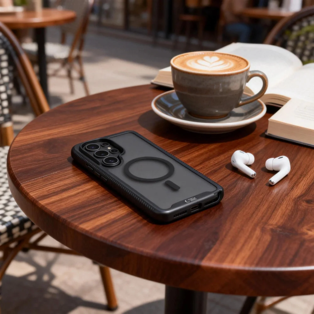 Tech-Protect Defense MagSafe kryt na Samsung Galaxy S26 Ultra, čierny