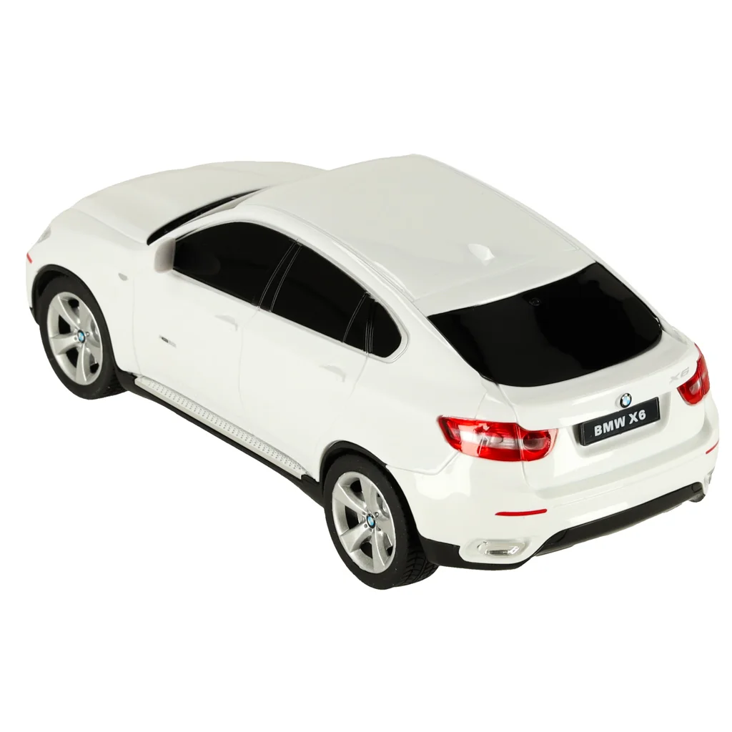 Auto, autíčko na diaľkové ovládanie - BMW X6 1:24 biele Rastar