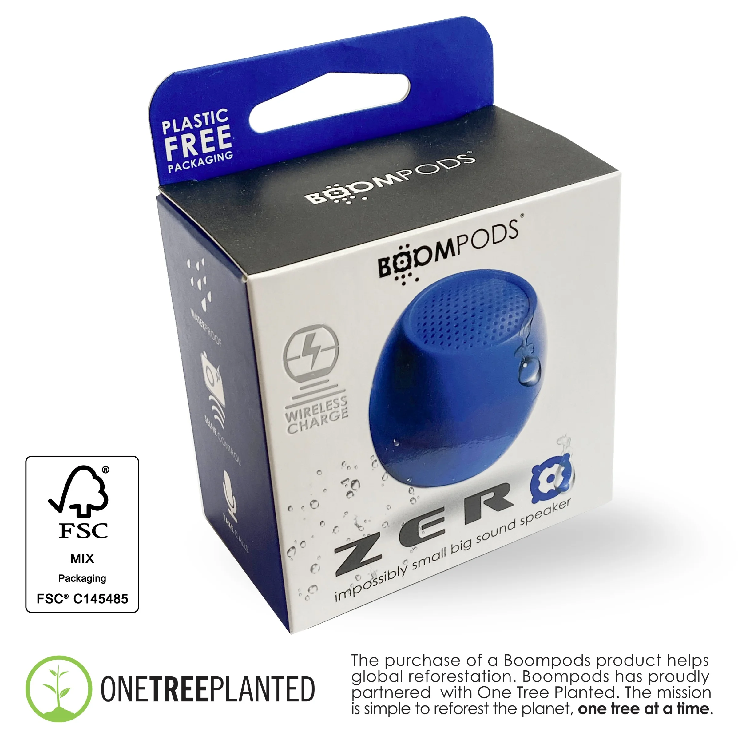 BOOMPODS Zero bezdrôtový reproduktor námornícka modrá