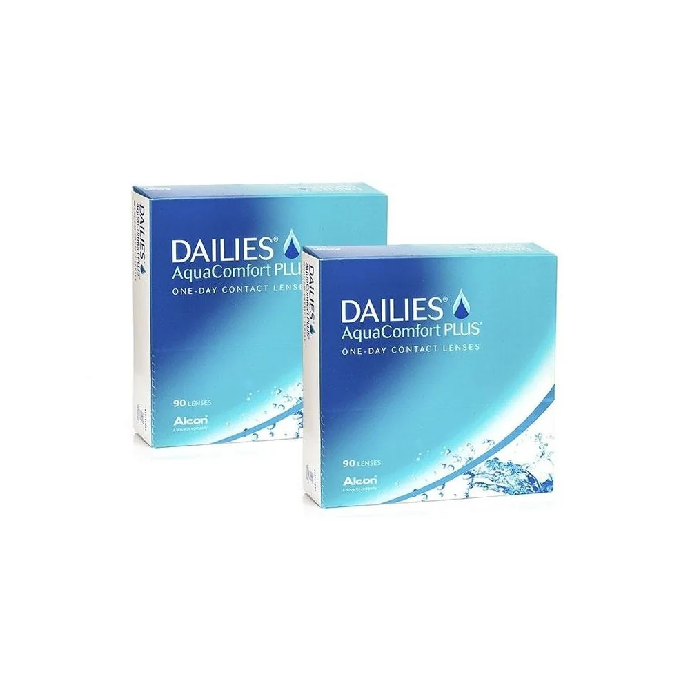 Denné Dailies AquaComfort Plus (180 šošoviek) Dioptrie: -7.5, Zakrivenie: 8.7
