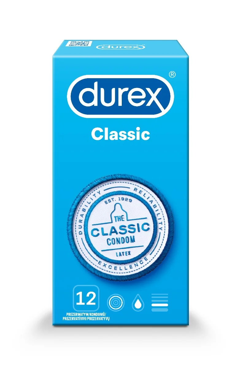 DUREX Classic 1×12 ks, kondómy