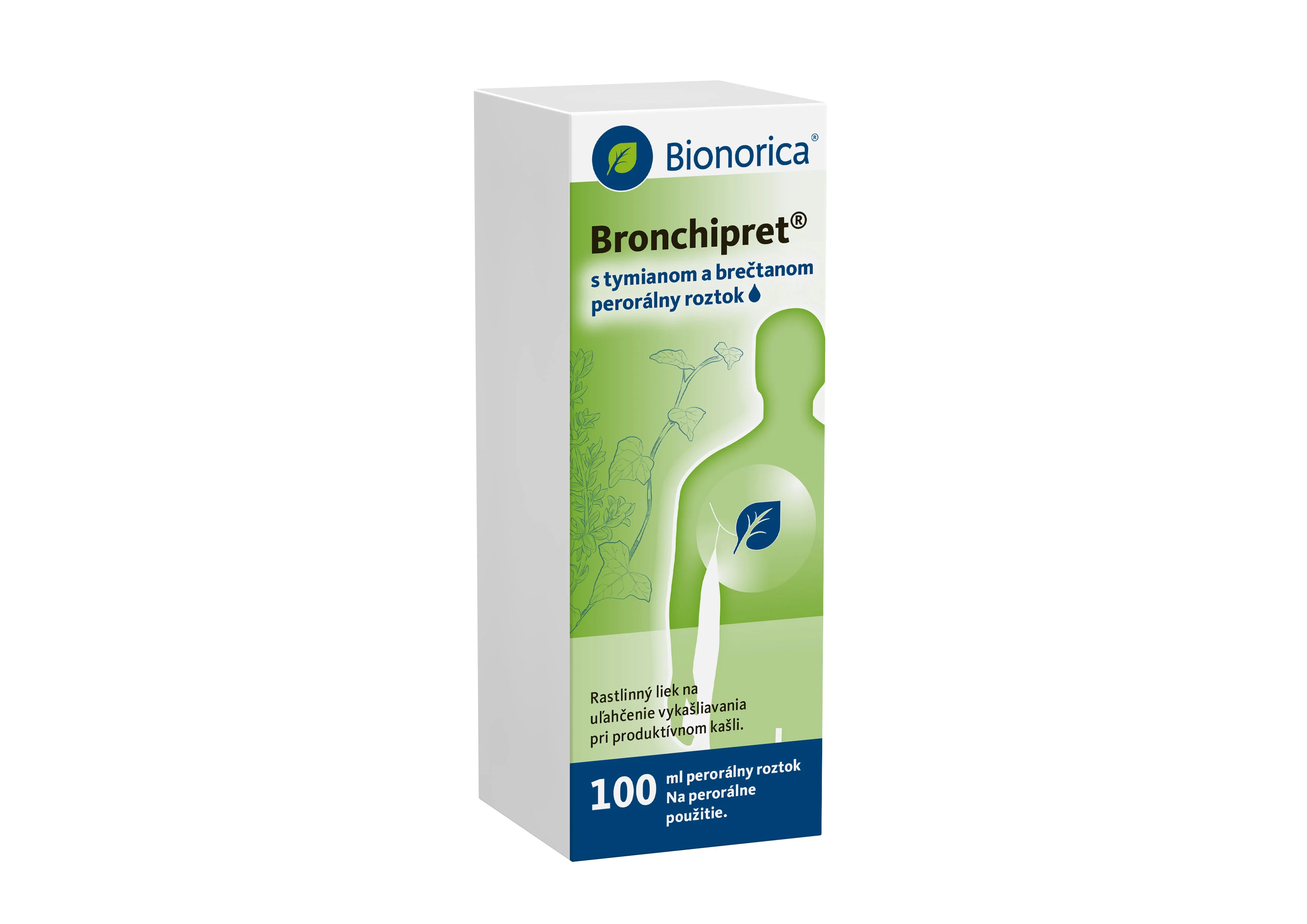 Bronchipret tymian a brečtan perorálny roztok sol por 1×100 ml