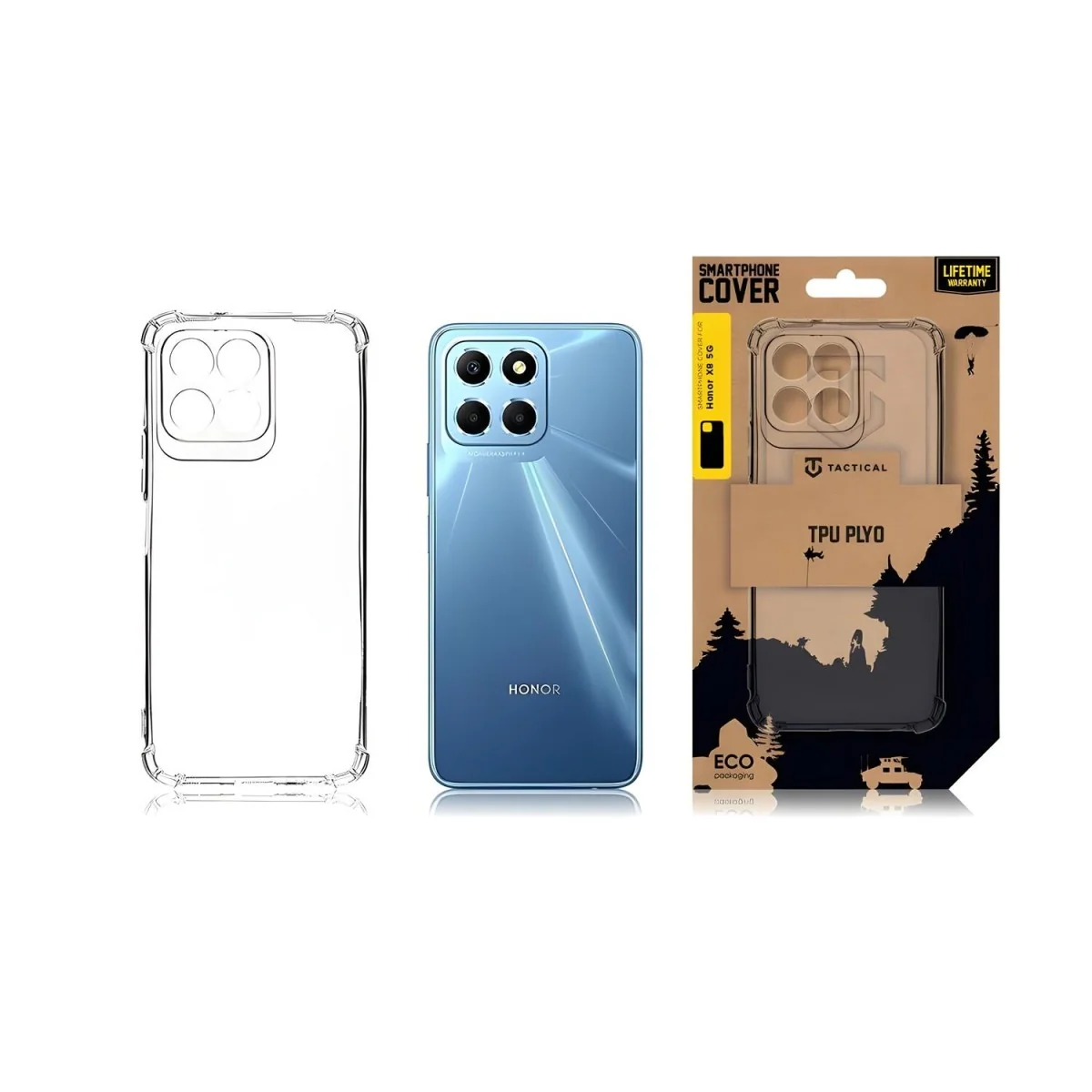 Tactical TPU Kryt pre Honor X8 5G/X6 4G/70 Lite