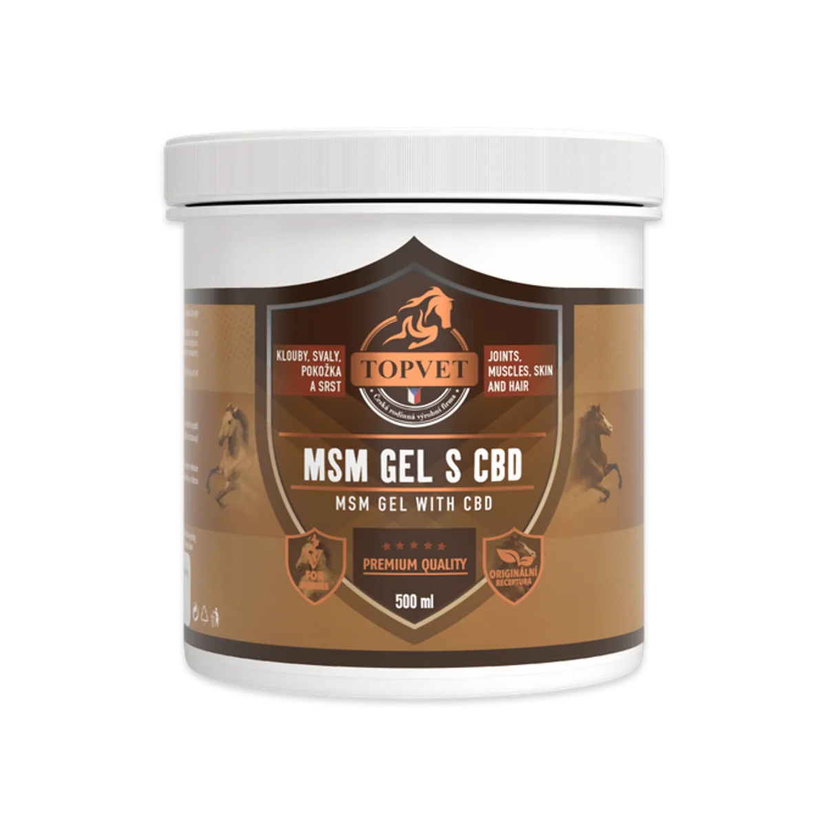 MSM gél s CBD – 500 ml – Green idea