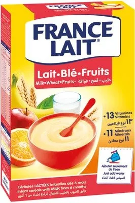 FRANCE LAIT pšeničná mliečná kaša ovocná 1×250g, mliečná kaša