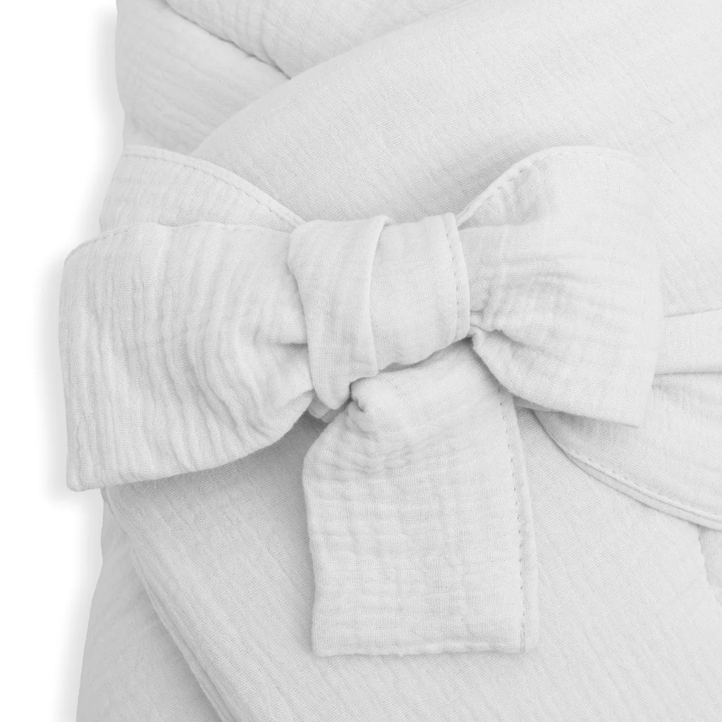 Mušelínová šnurovacia zavinovačka New Baby white , 20C58708