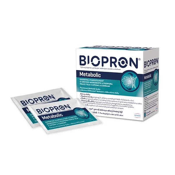 Biopron Metabolic podpora práce tela s tukmi a cukrami 20 ks