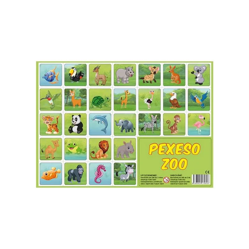 Pexeso ZOO kreslené , 9H2435