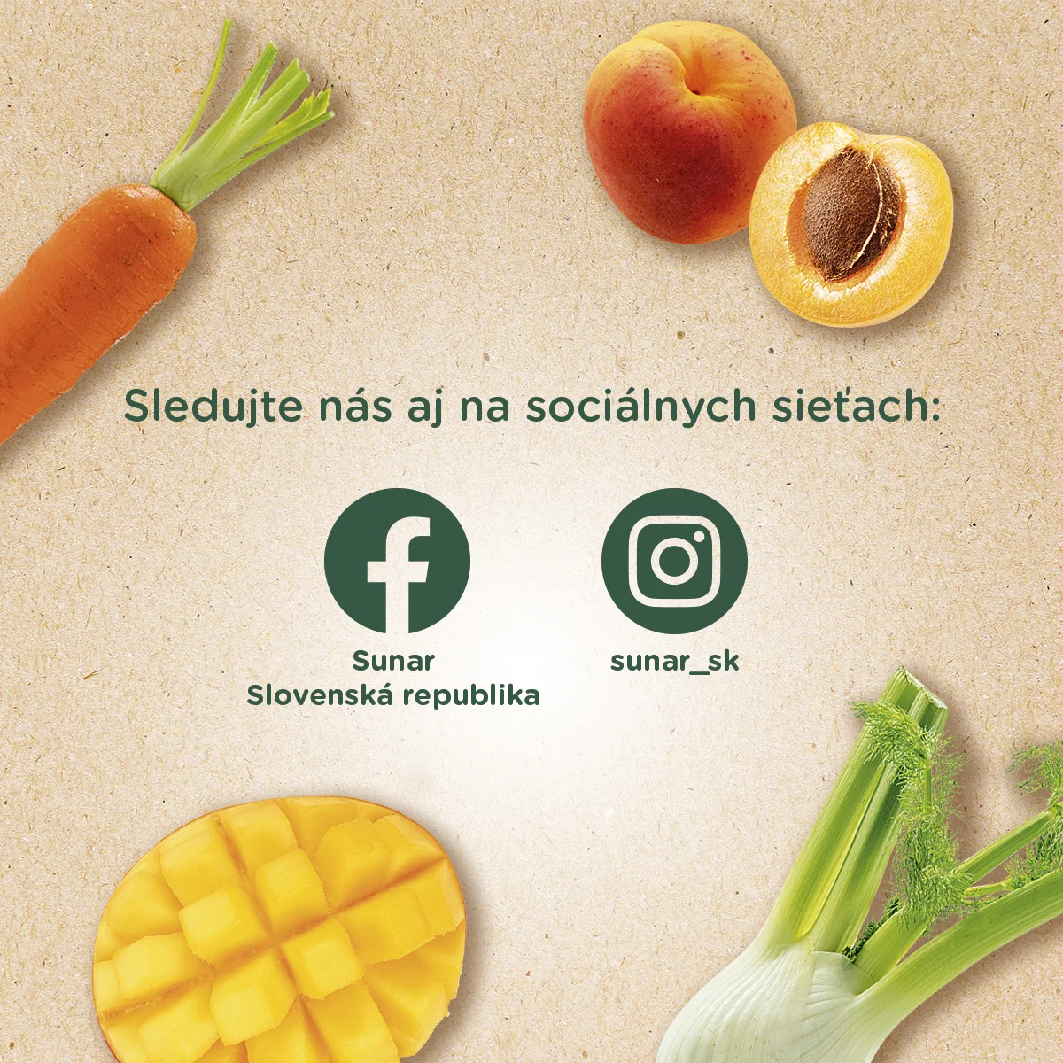 SUNAR BIO SMICHACEK mango, marhuľa, mrkva, fenykel 1×100 g, ovocný príkrm