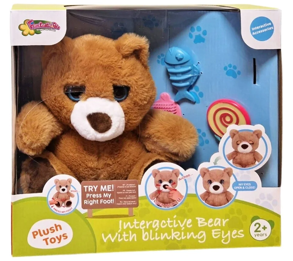Medveď interaktívny sada 27cm