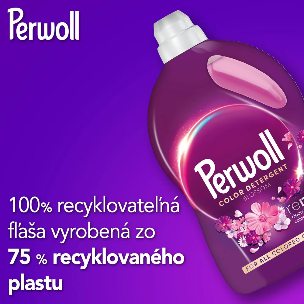 Perwoll prací gél Blossom 60 praní 1×3000 ml, prací gél