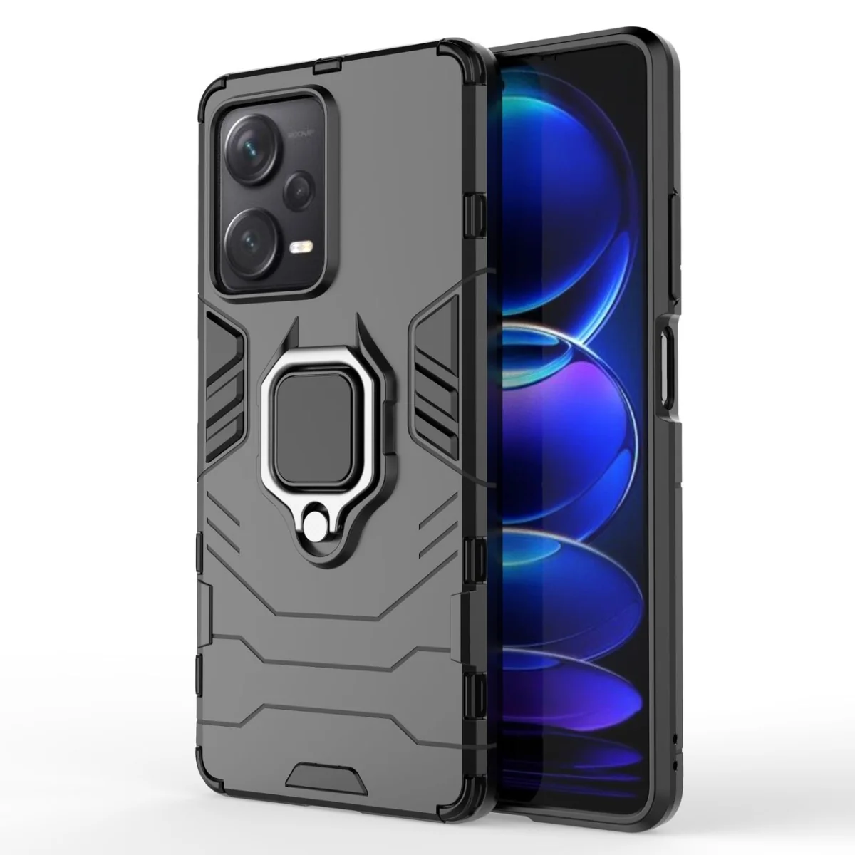 MG Ring Armor kryt na Xiaomi Redmi Note 12 Pro Plus čierny