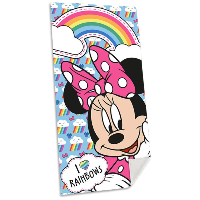 Kids Euroswan Plážová osuška Minnie Mouse 70x140 cm, 100% bavlna