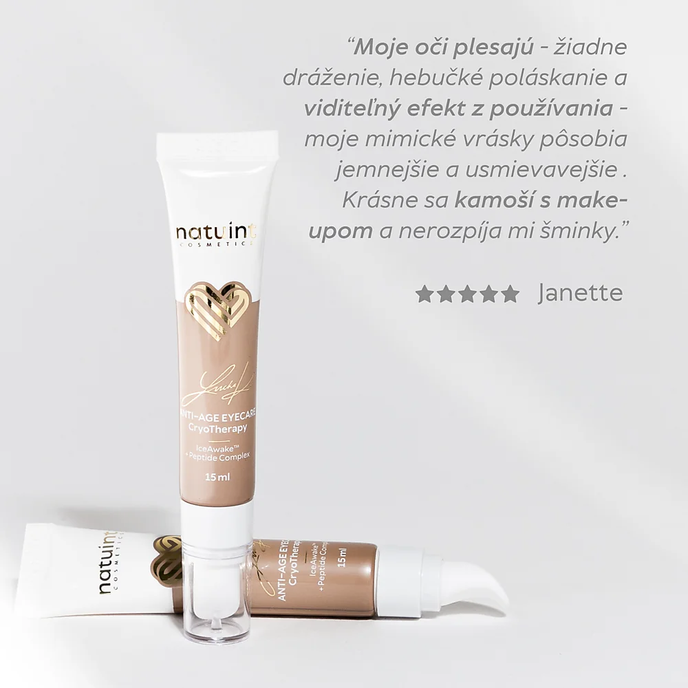 Natuint cosmetics - Exclusive - Očný krém proti vráskam - denný Exclusive - Antiage Day Eye Care