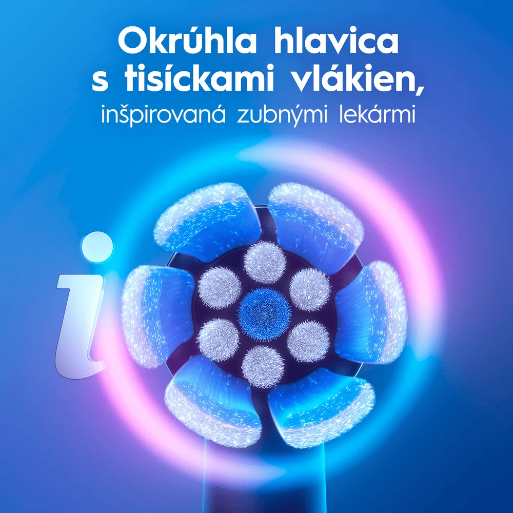 Oral-B iO 2 Elektrická zubná kefka | Vianočné vydanie | Čierne |4 kefkové hlavy | Cestovné puzdro 1 ks