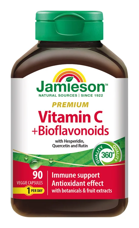J - Vitamín C PREMIUM Komplex Bioflavon 600 mg 90 cps