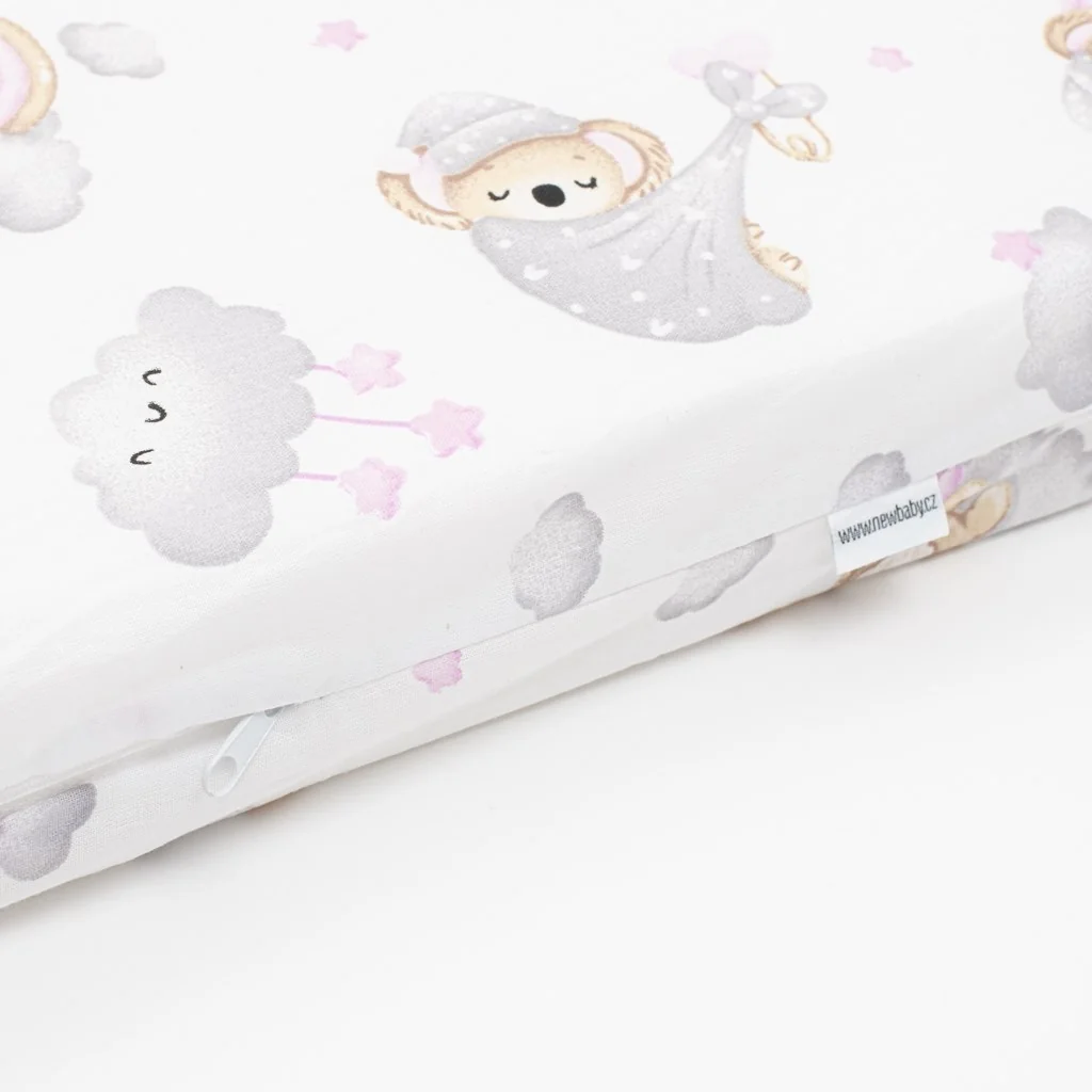 Detský penový matrac New Baby STANDARD 120x60x6 cm koala ružový ,
