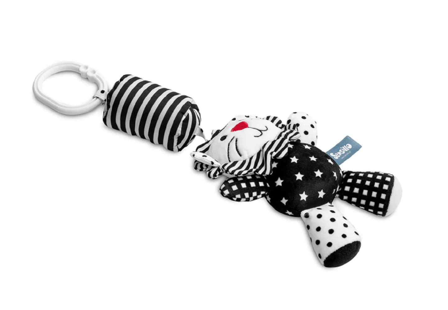 Závesná hračka do kočíka BLACK&WHITE - Lev