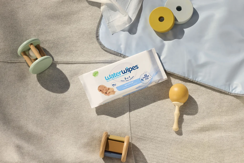 WATERWIPES Obrúsky vlhčené Newborn&Baby 3in1 60 ks
