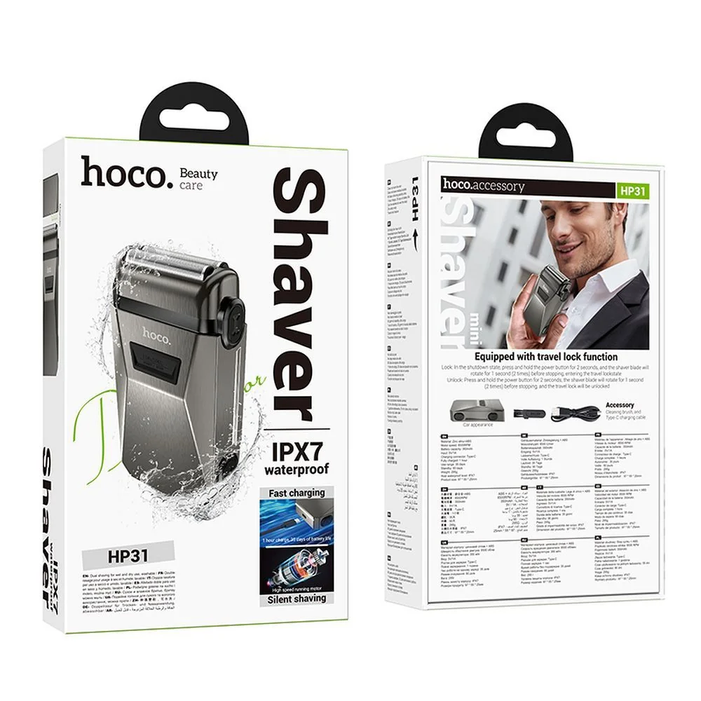 Holiaci strojček s 2 hlavicami, sivý