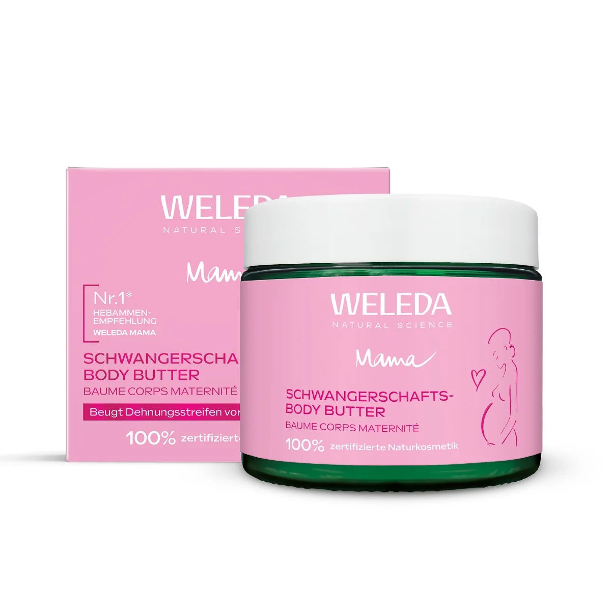 WELEDA Telové maslo proti striám 1×150 ml, ošetrujúce maslo