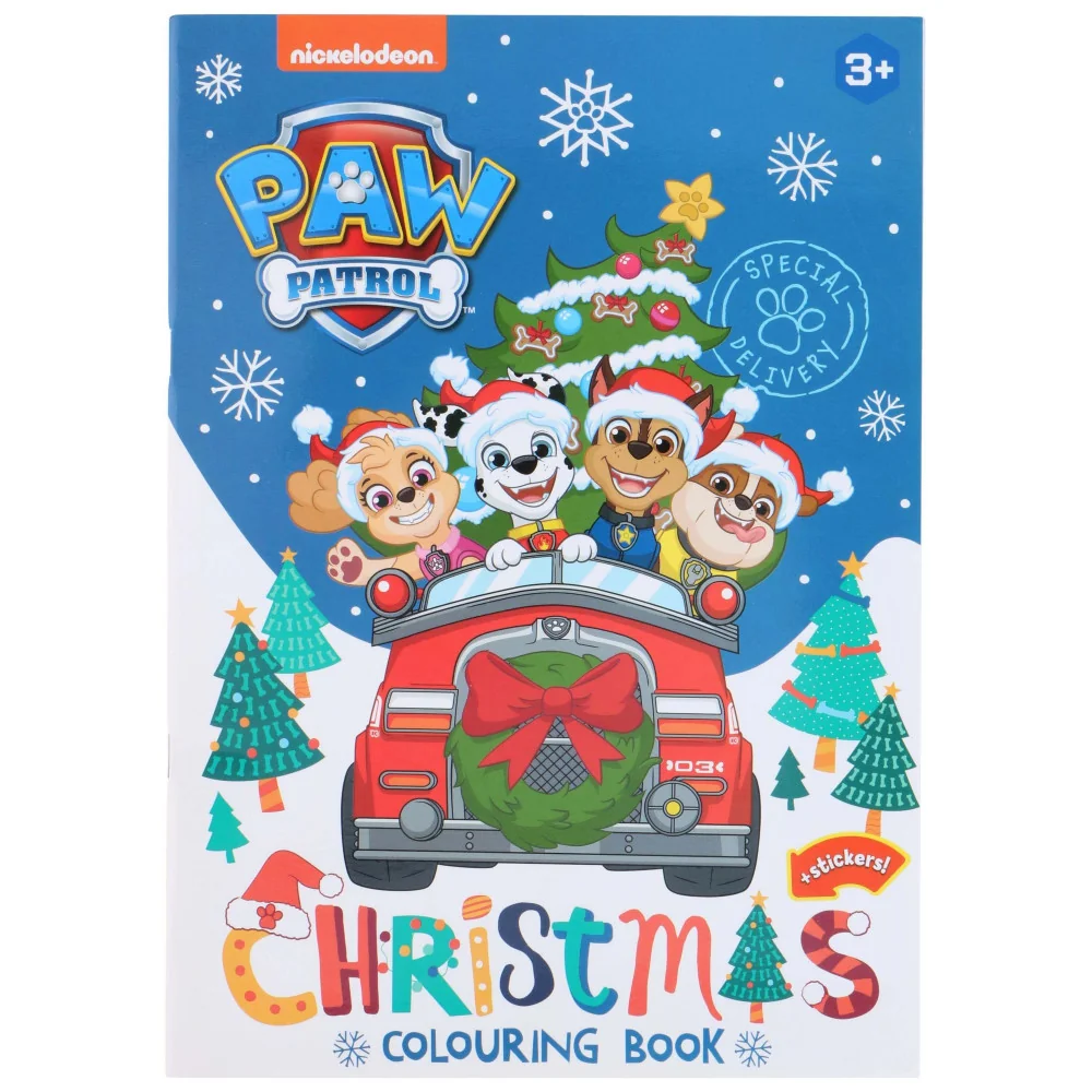 Omaľovánka Paw Patrol Christmas 32str.-MOVEO