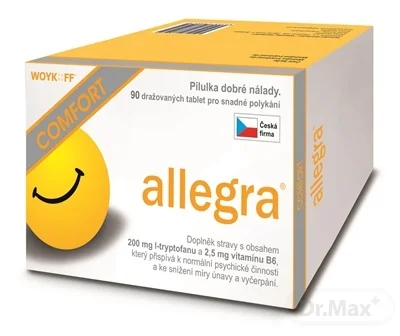 allegra COMFORT 1×90 tbl, doplnok výživy