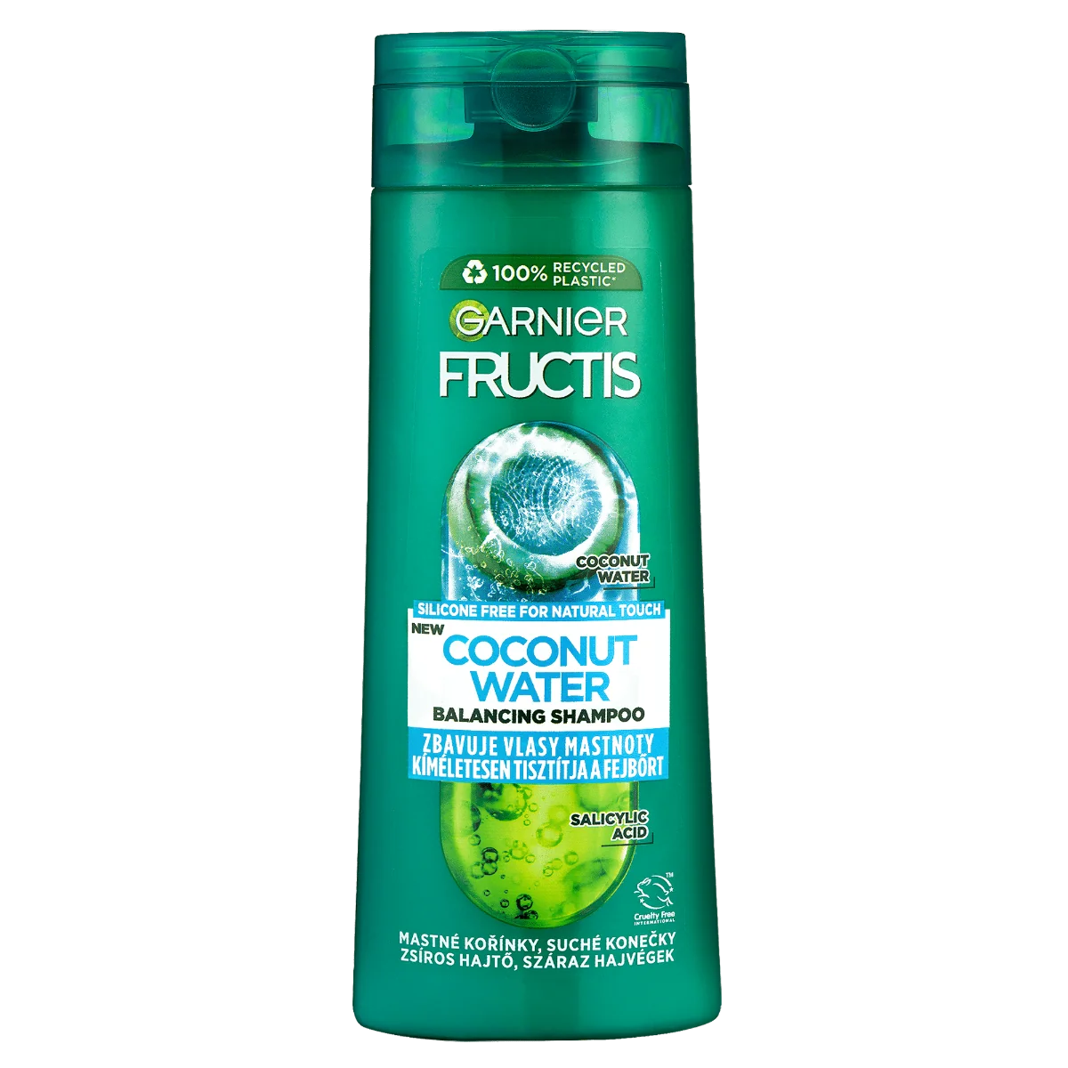 GARNIER FRUCTIS COCONUT WATER šampón 1×250ml, šampón na vlasy