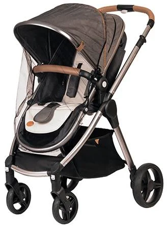 BABYONO Sieťka na kočík univerzálna - čierna 1×1 ks, sieťka na kočík