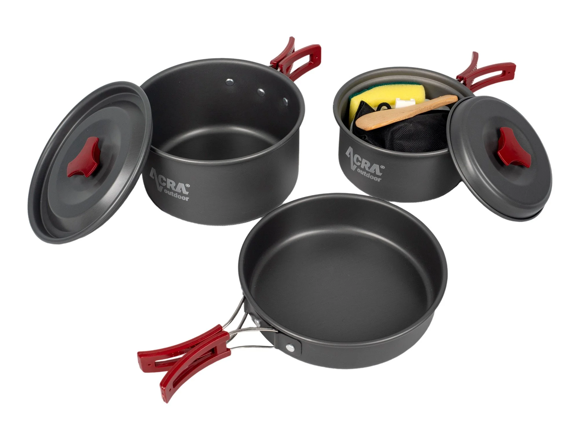 Sada riadu Acra C21 camping set alluminium pre 2-3 osoby 05-C21