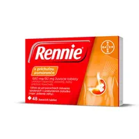 Rennie® Orange 48 žuvacích tabliet