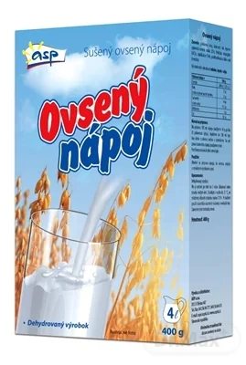 asp OVSENÝ NÁPOJ 1×400 g, sušený ovsený nápoj