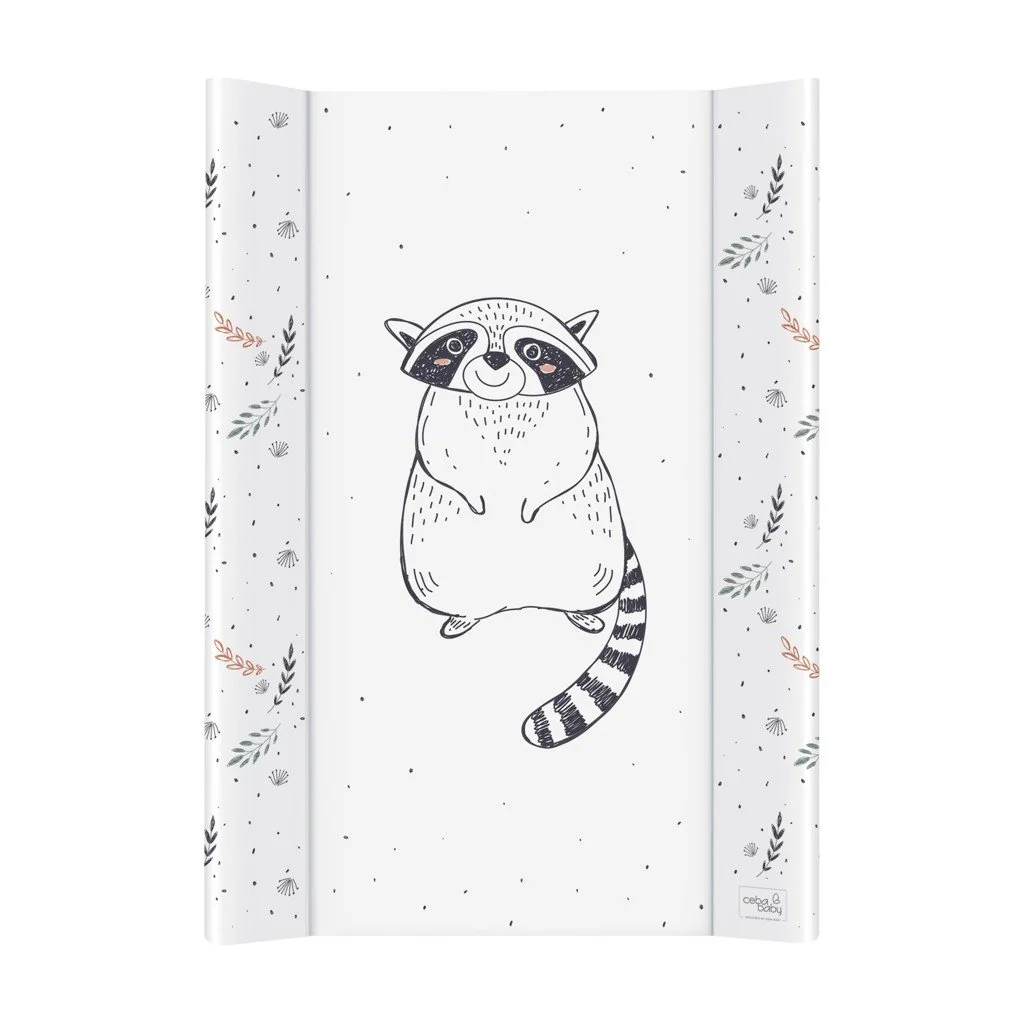 Podložka prebaľovacia 2-hranná s pevnou doskou (50x80) Comfort Raccoon 