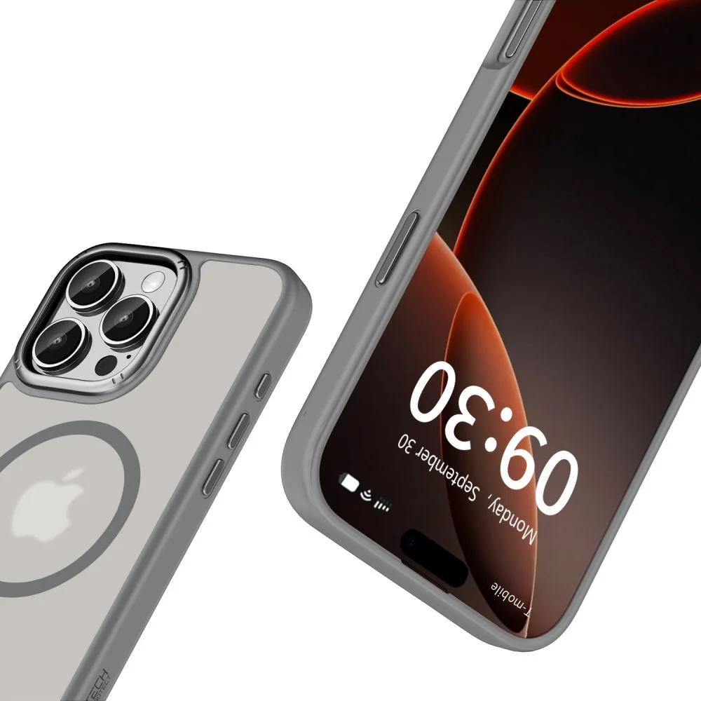Tech-Protect Magedge MagSafe kryt na iPhone 16 Pro, šedý