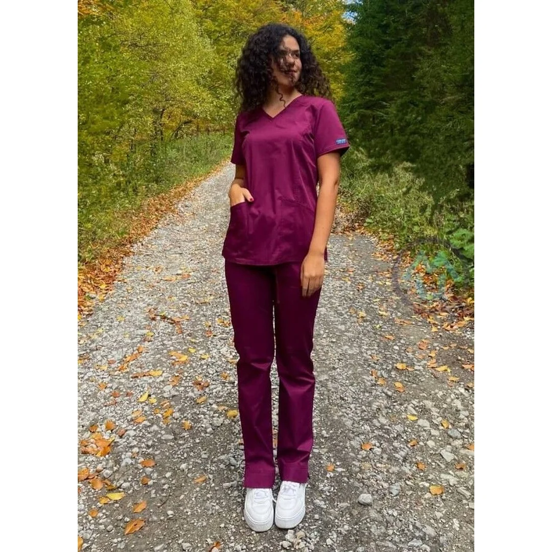 Zdravotnícka blúza Cherokee Core Stretch BEST- vínová S