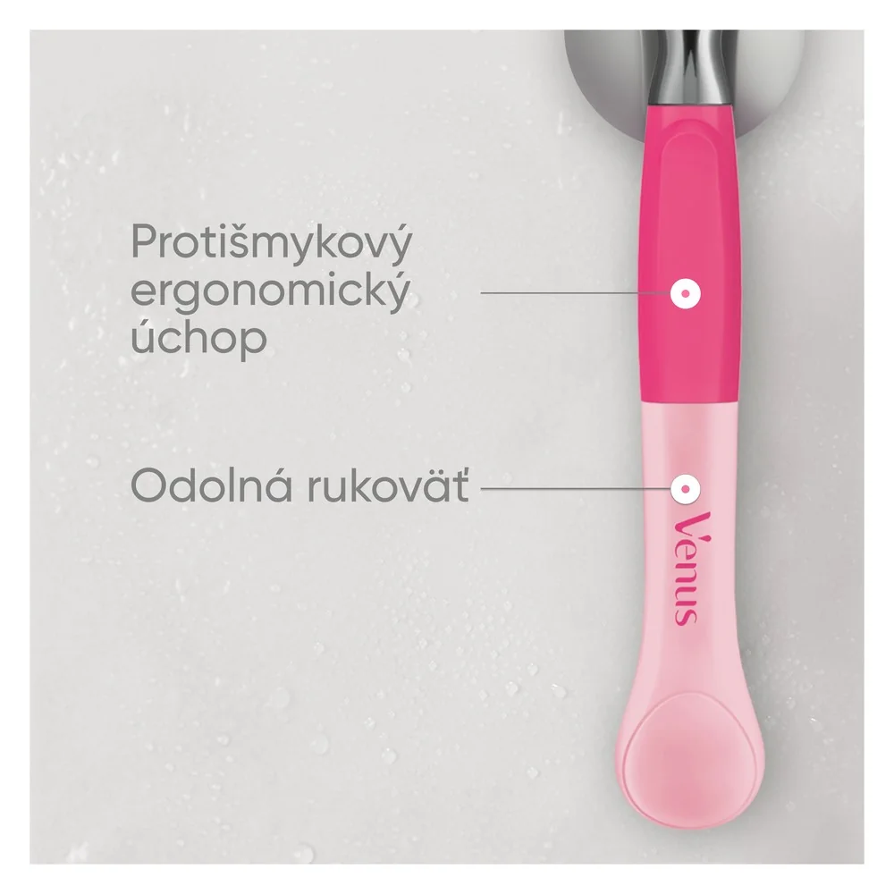 Gillette Venus Pro ComfortGlide Tropical: dámsky holiaci strojček, 1 náhradná hlavica, cestovné puzdro 1 set