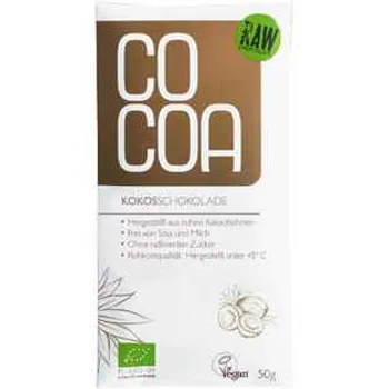 COCOA Čokoláda kokosová BIO 50g 1×50 g