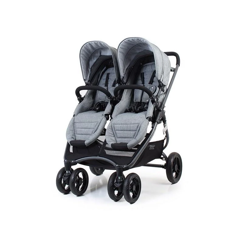 Kočík dvojičkový Snap Ultra Duo Tailor Made Grey Marle