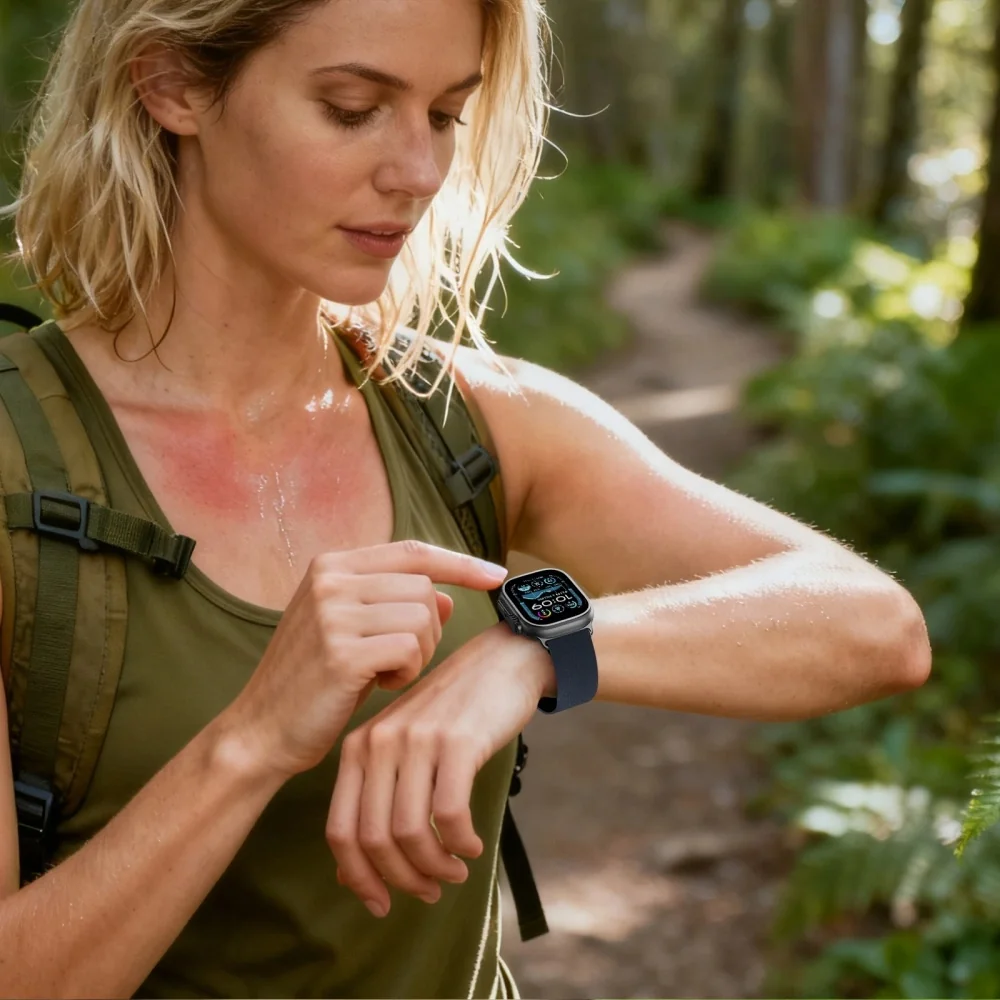 Tech-Protect Nylon Pro remienok na Apple Watch 44/45/46/49mm, navy blue e