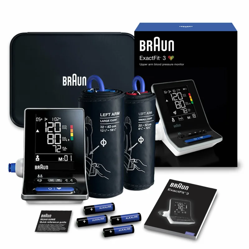 Braun ExactFit 3 BUA6150 ramenný tlakomer s 2 manžetami