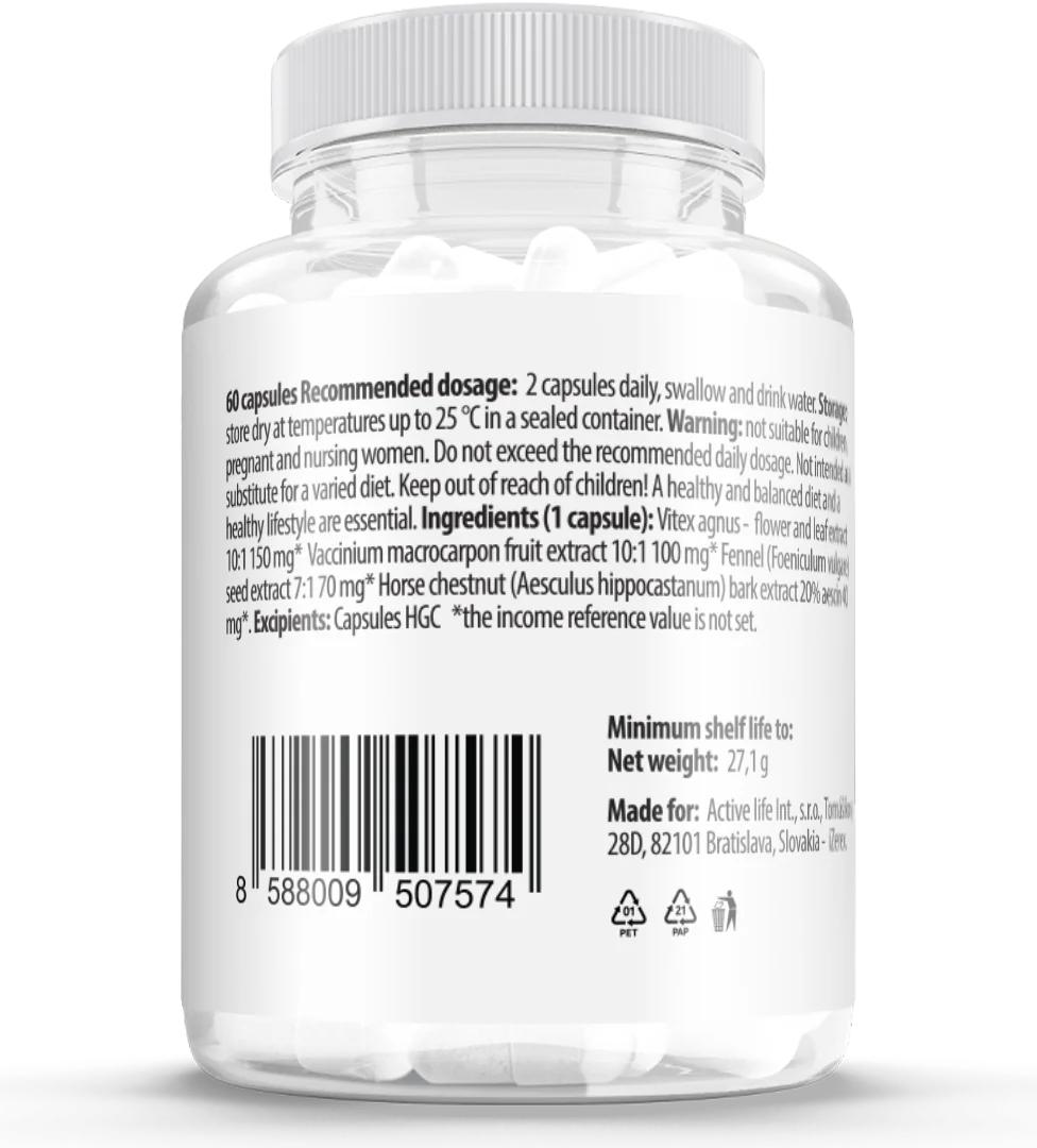 Zerex Zdravá Menštruácia 1×60 cps, výživový doplnok