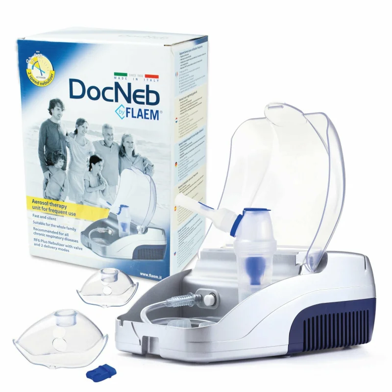 Flaem DocNeb pneumatický piestový inhalátor s nebulizérom RF6 Plus