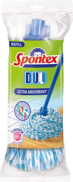 Spontex Duo Mop náhrada 3 x 1 ks, náhrada pre mop