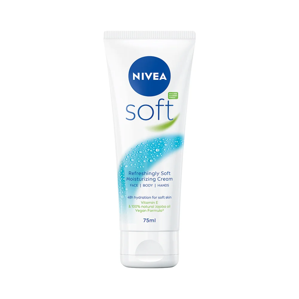 NIVEA Soft krém tuba 75ml 1×75 ml, krém