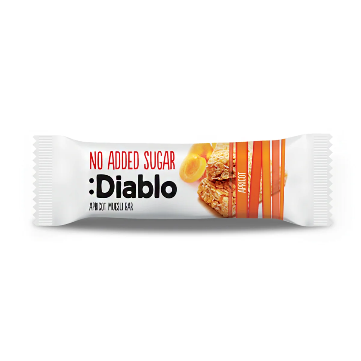 :Diablo Müsli tyčinka Marhuľa 1×1 ks, zdravá sladkosť